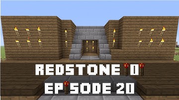 Minecraft Xbox 360 -  How to make a Hidden Staircase Entrance TU13 (Redstone Torch Key Activated)