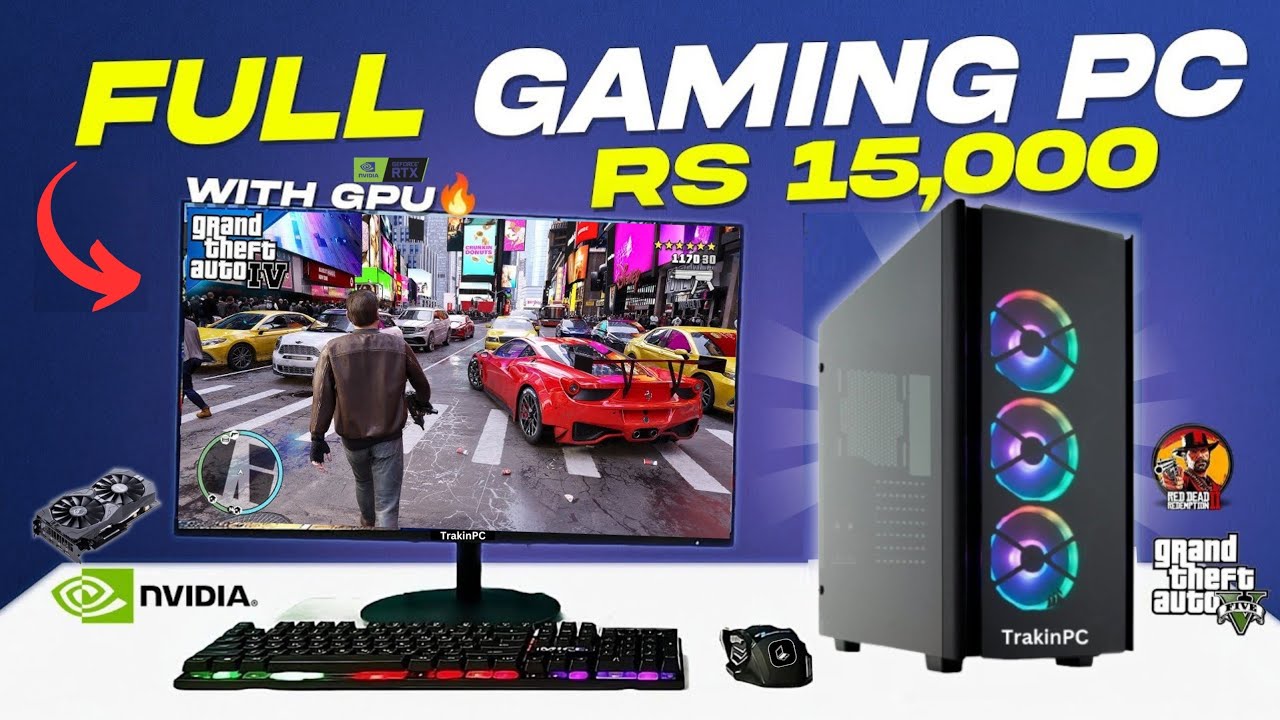 Full Gaming PC in 15,000 with GPU🥵 Gaming CPU Under 15000 Build is