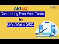 Free mock tests for upsc mains 2021 upscaks ias