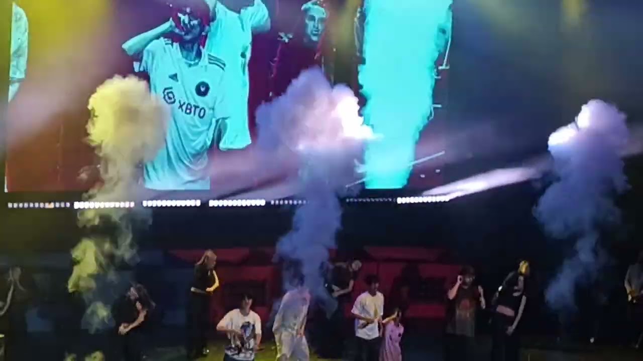 En el teatro Gran Rex