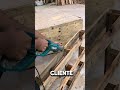 Cliente se arrepintió del pedido de 400 tablas de pallets