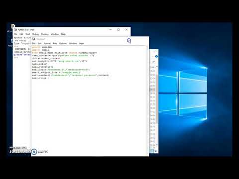 sending mail through python