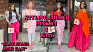 STYLING COLOUR PINK IN 4 WAYS!!!!!!!! by Tolu Dawodu 2,102 views 2 years ago 12 minutes, 31 seconds