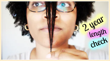 2 years of Natural Hair growth from a fade | length check | Anny Keyz