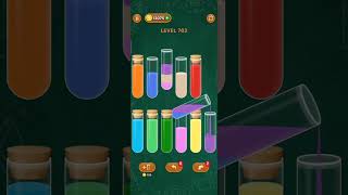 Sort em all Level 762-763. #games #waterpuzzle #gameoffline