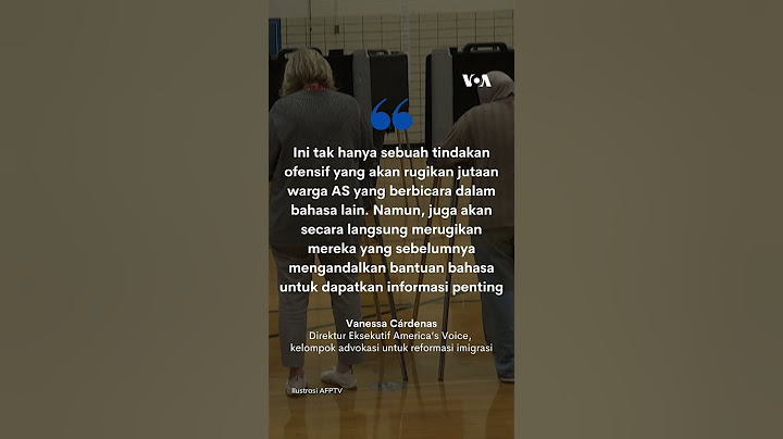 Bahasa Inggris Jadi Bahasa Resmi Amerika Serikat