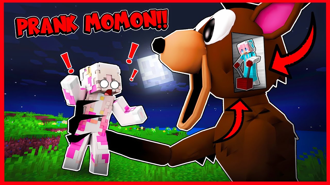 ATUN MASUK KEDALAM KEPALA MONSTER DEER DAN PRANK MOMON !! Feat @MOMON Minecraft