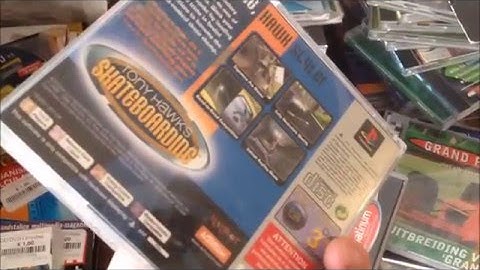 Hunting in thrift stores (kringloopwinkels ) for video games, dvd