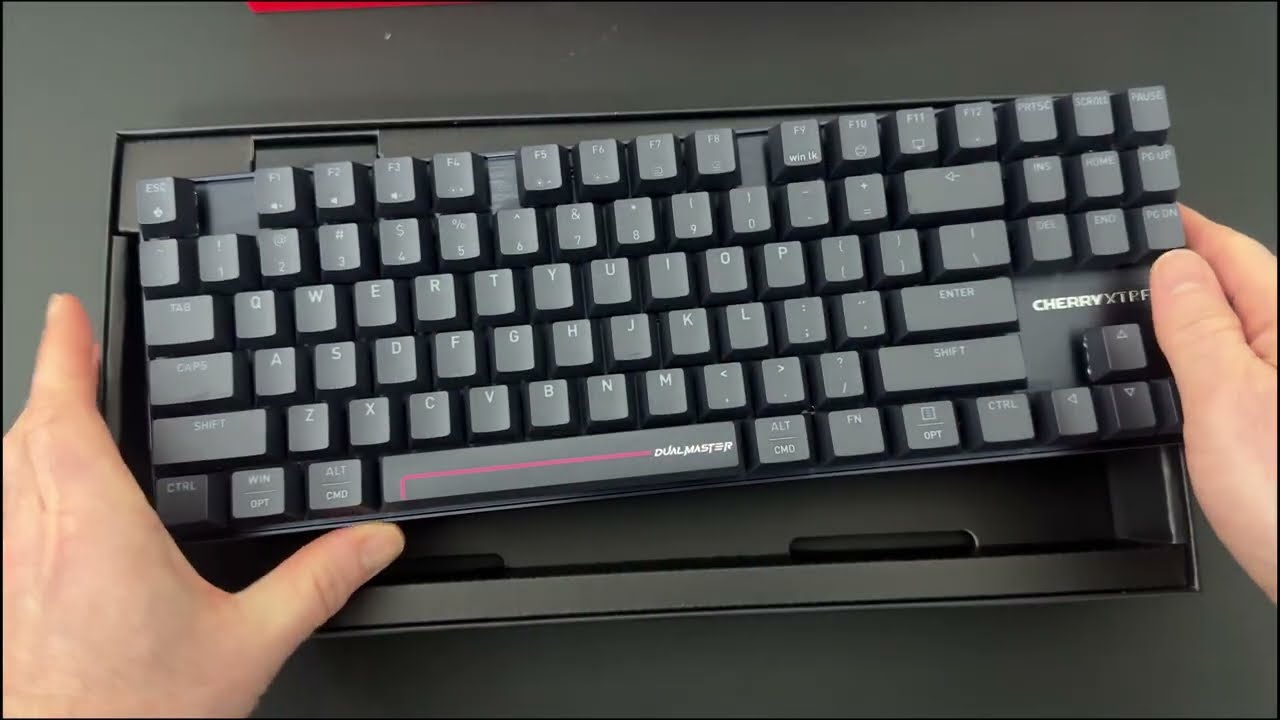 Cherry MX 8.2 PRO TMR Magnetic Gaming Keyboard Unboxing And First