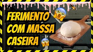 FERIMENTO FALSO COM MASSA CASEIRA slug caseira🎃🕷️🧹❤️🕸️