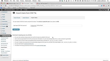 Bulk User Import and Course Enrollment via CSV