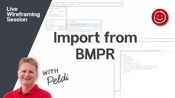 Import from BMPR - Wireframing with Balsamiq