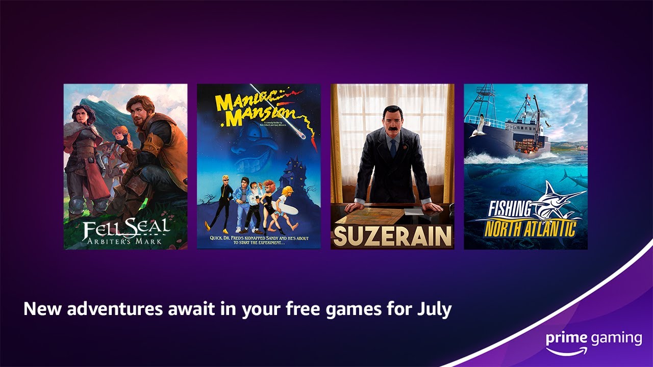 Prime Gaming July Content Update: Four Free Games and In-Game