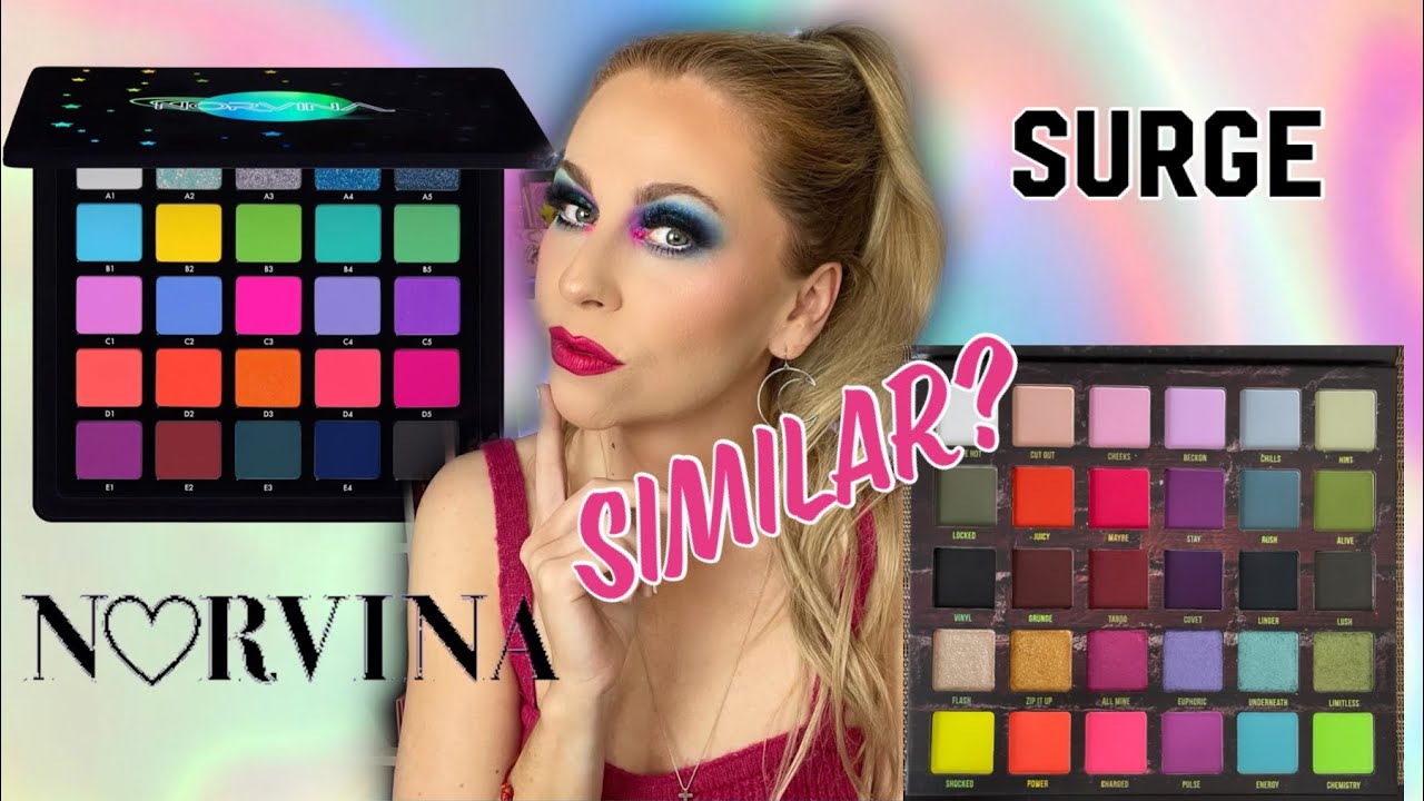 NORVINA VOL 6 VS SURGE | Comparison look & swatches