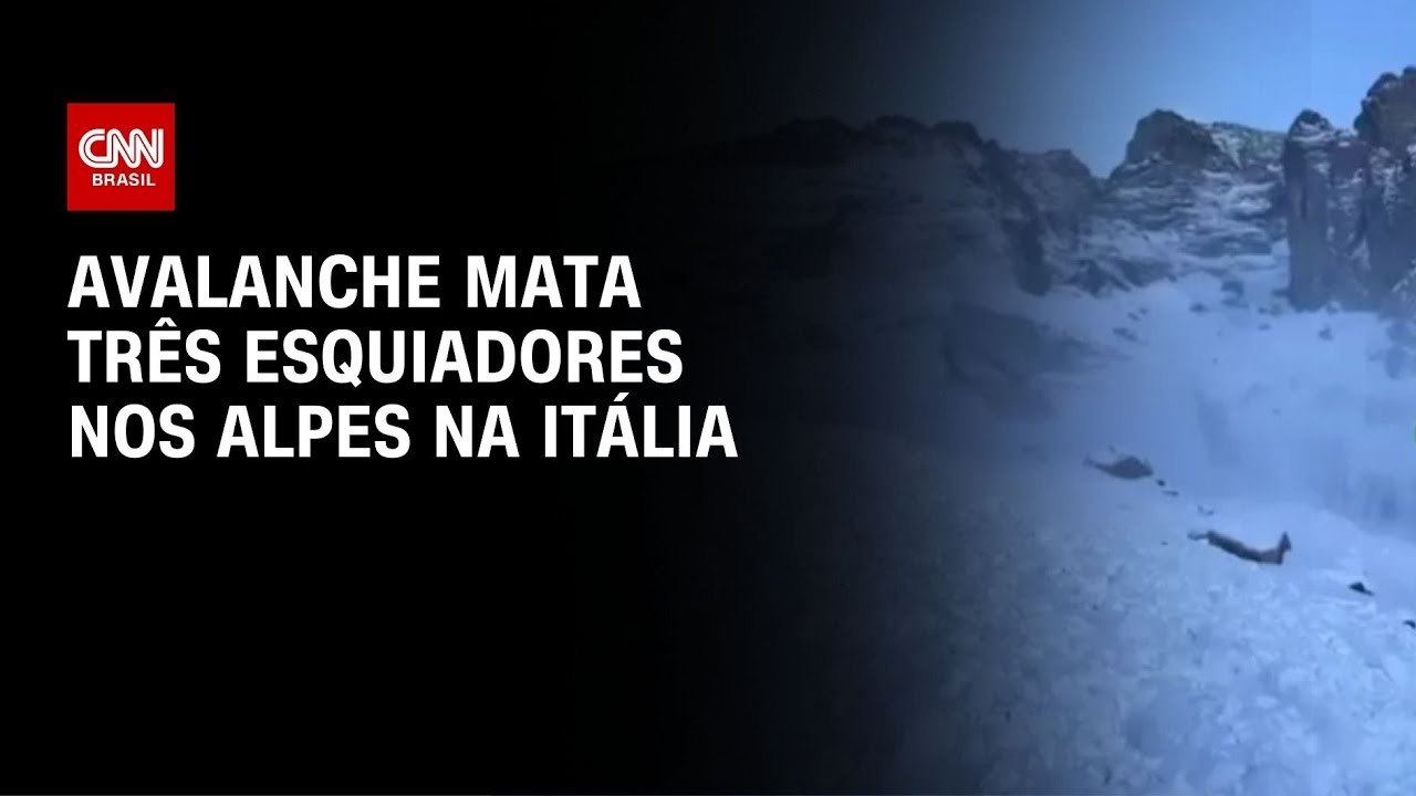 Avalanche mata três esquiadores nos alpes na Itália | CNN NOVO DIA ...