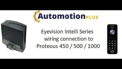 Eyevision Intelli Series wiring connection to the APC Proteous 450 Sprint |500 |1000