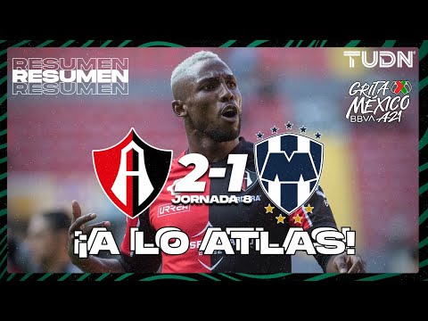 Resumen y goles | Atlas 2-1 Rayados | Grita México BBVA AP2021 - J8 | TUDN