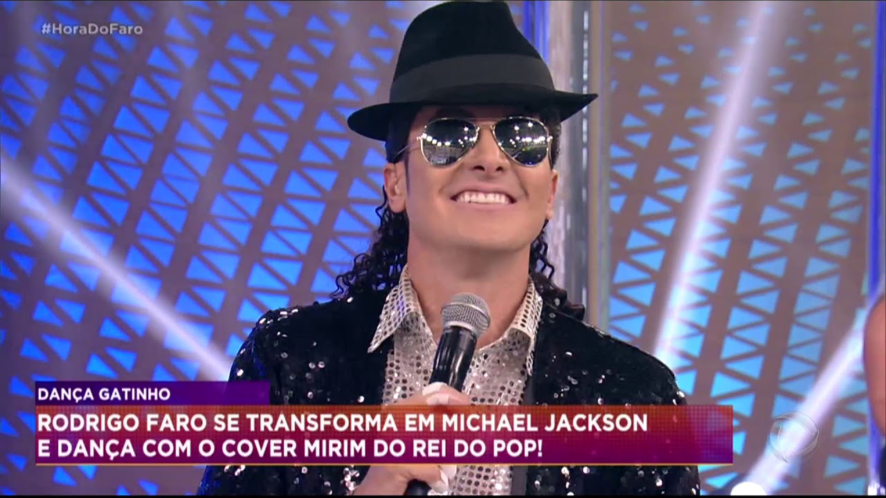 Dança Gatinho: Faro se transforma no rei do pop e dá show ao lado do mini Michael Jackson