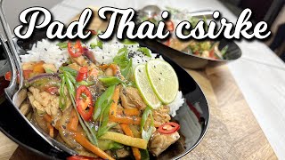 Pad Thai Stílusú Diétás Csirke ?? ANYAGHÁNYAD/KCAL/MAKRÓ TÁBLÁZAT a videó végén