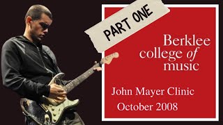 John Mayer Berklee Clinic - Part 1