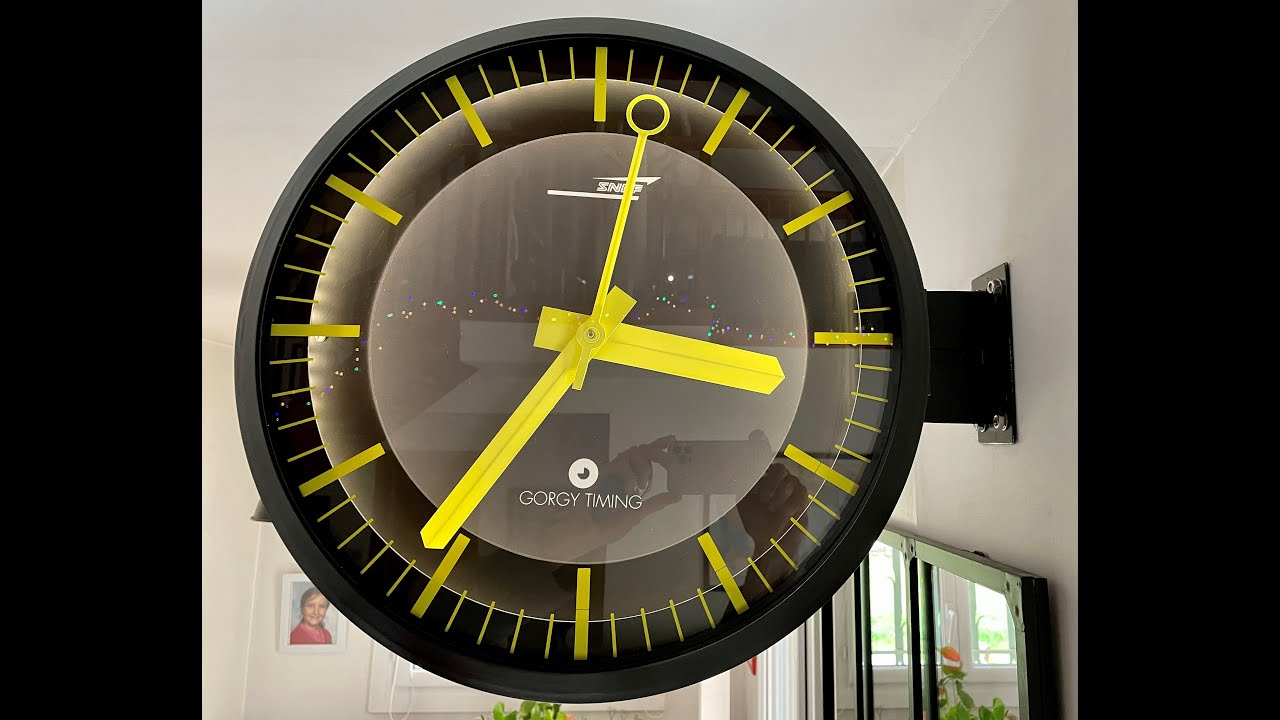 Horloge de quai de gare SNCF BODET TIMING YouTube — free download