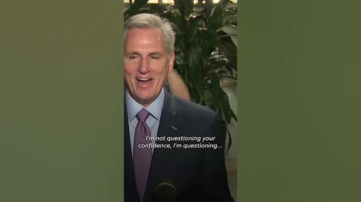 Kevin McCarthy is 'confident' he will keep speakership after Gaetz files motion to vacate #Shorts