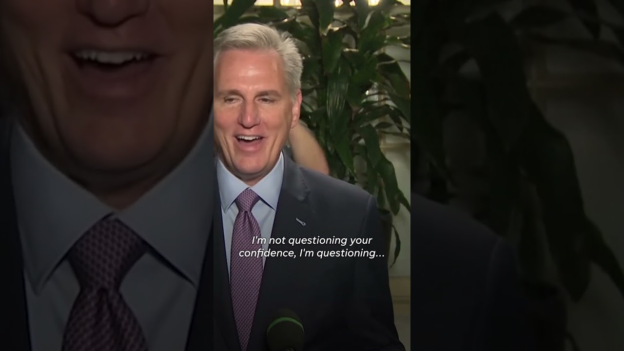 Kevin McCarthy is ‘confident’ he will keep speakership after Gaetz files motion to vacate #Shorts
