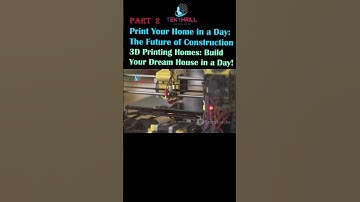 3D Printing Homes: Build Your Dream House in a Day! Print Your Home in a Day!! Part 2#viral #video