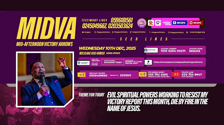 DEALING WITH ANTI - VICTORY DEMONS  || MIDVA WITH REV OB || 10 - 12 - 2025