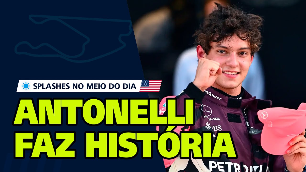 Kimi Antonelli faz a pole para a Sprint em Miami. Cadillac marca evento e Perez pode ser confirmado.