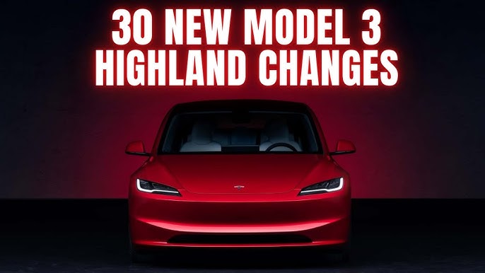 modèle 3D de Tesla modèle 3 Highland 2024 - TurboSquid 2124087