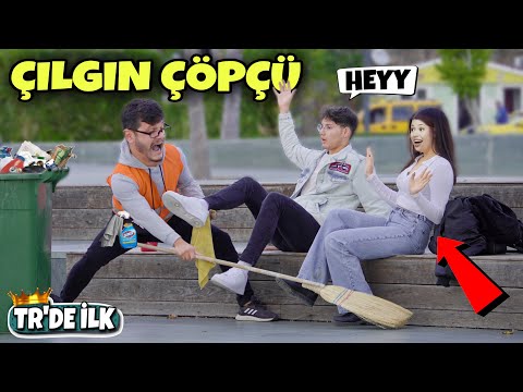 TEMİZLİKÇİ KILIĞINDA İNSANLARI TROLLEMEK !/ KAMERA ŞAKASI / SOSYAL DENEY