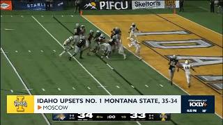 Idaho upsets no. 1 Montana State 35-34 Update