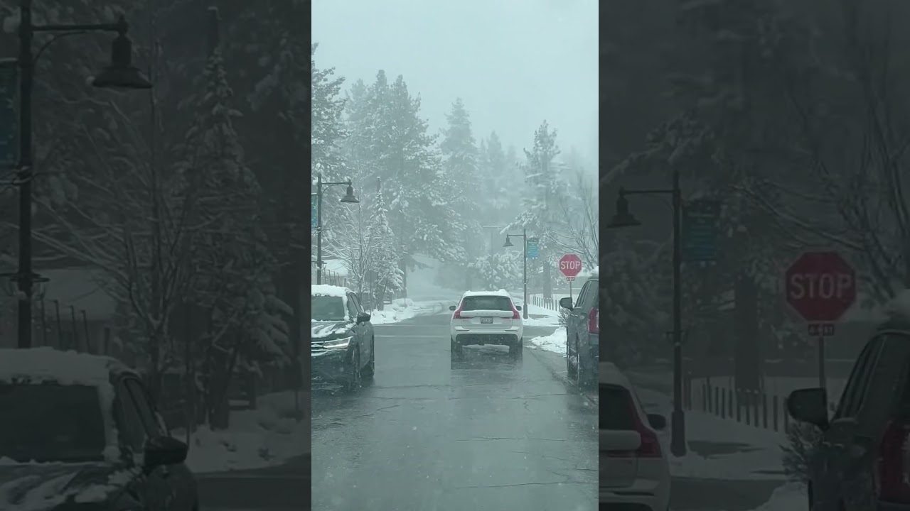 ❄️СНЕГ❄️ Хорошо в деревне Биг-Беар. Начался второй натиск этой зимней бури. 31.03.24