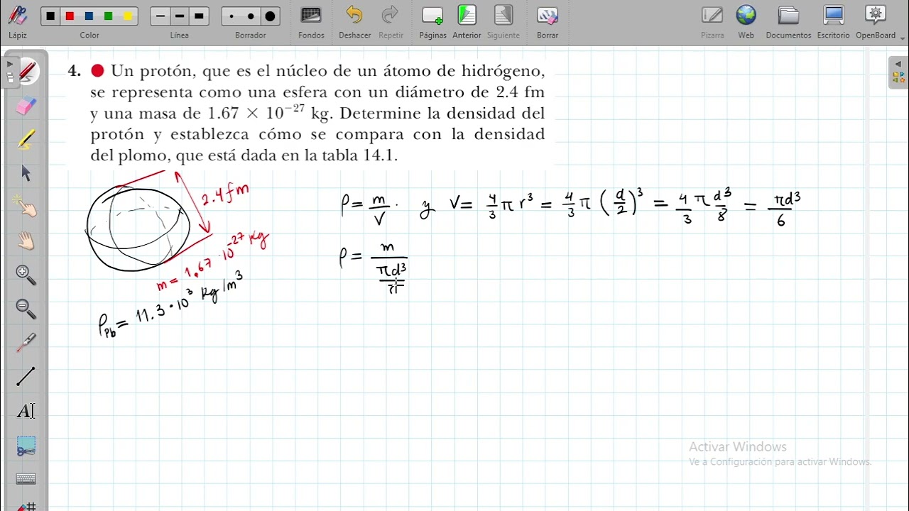 P1 4  Densidad del protón comparada con la densidad del plomo