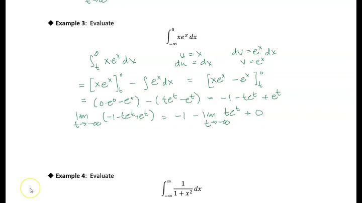 7.6 Improper Integrals: Example 3