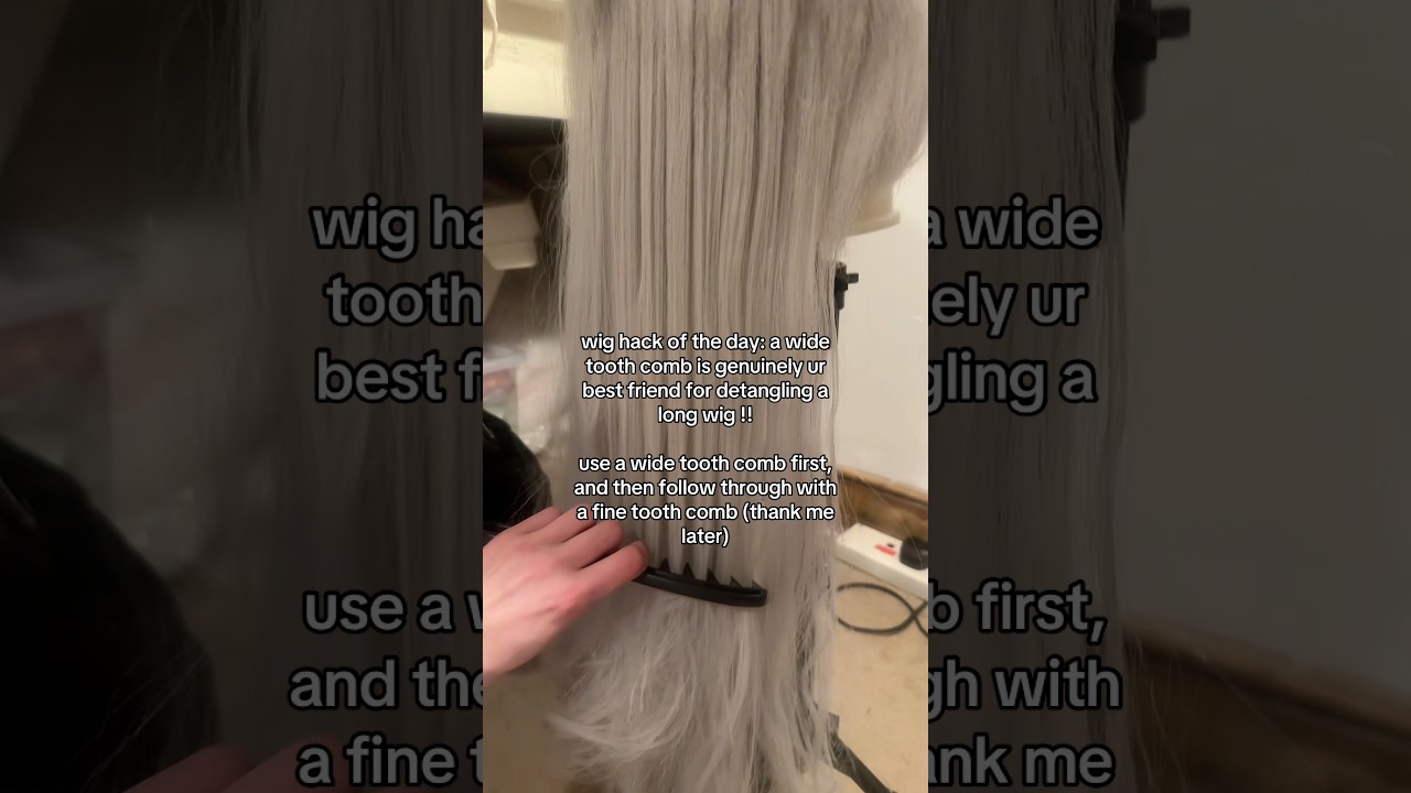 i don't see anyone talking abt this  #cosplay #wigstyling #wigtutorial #cosplayadvice #cosplaywig