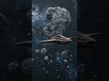 Almost got eaten by space monster #scifi #scifiart #space