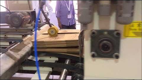 automatic carton box folder gluer machine/ corrugated carton box automatic folder gluer machine