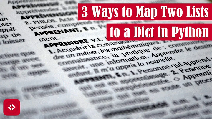 3 Ways to Map Two Lists to a Dict in Python