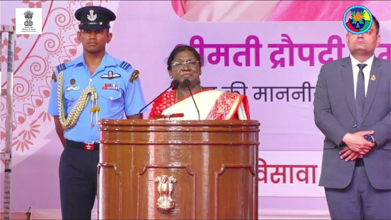 President Droupadi Murmu Mentions National Institute of Sowa Rigpa Leh | National Arogya Fair 2026