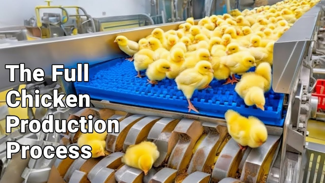 Inside a Chicken Mega Factory: From Egg Incubation to Broiler Production | Full Process Documentary