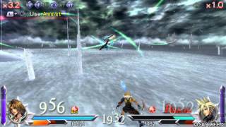 Dissidia 012 Final Fantasy (Tidus VS Cloud)