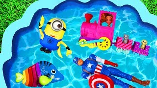 Learn Characters With Pj Masks, Paw Patrol, Peppa Pig And Superheroes For Kids And Children Pool
