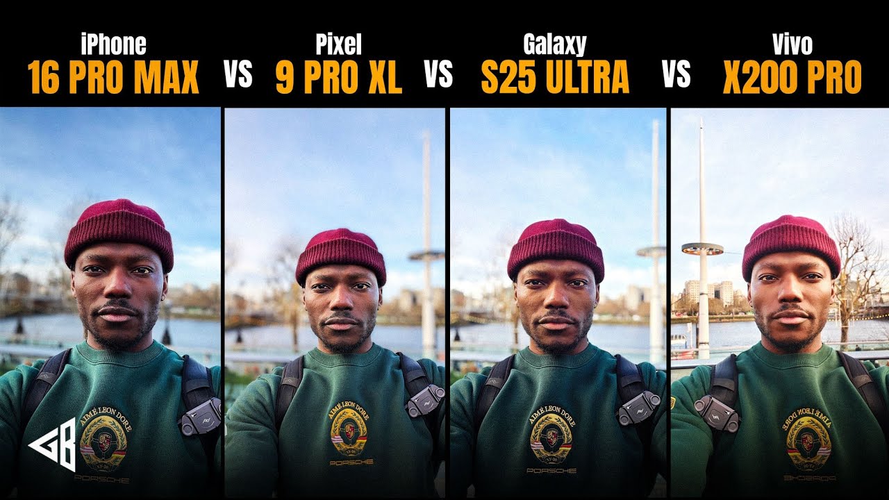 Galaxy S25 Ultra vs iPhone 16 Pro Max vs Pixel 9 Pro XL vs Vivo X200 Pro Selfie Camera Comparison