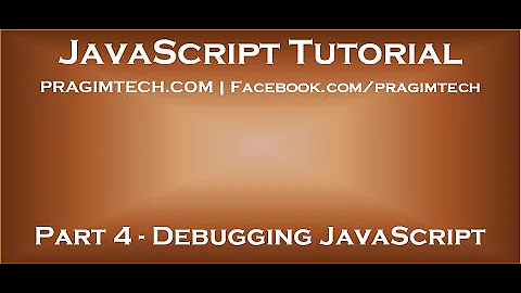 How to debug javascript in visual studio