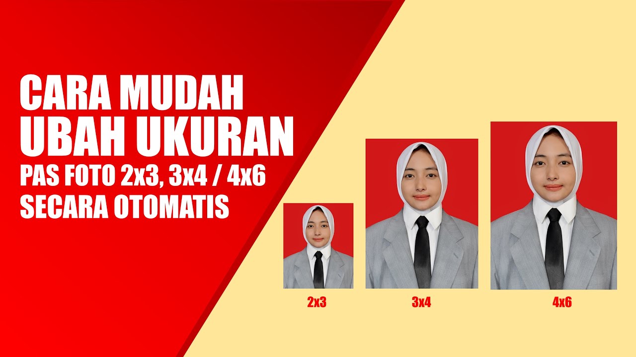 Cara mudah merubah ukuran pas foto menjadi 2x3 3x4 dan 4x6 di komputer