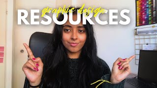 50+ resources for graphic design (free & paid) | inspiration, fonts, colors, mockups and more | 2024