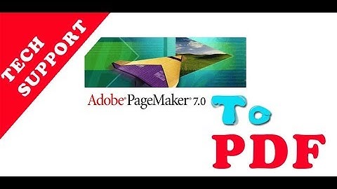 How to convert Pagemaker to PDF file offline 100%