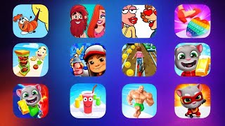 Help Me Tricky Puzzle, Comics Bob, Freaky Stan, Tippy Toe, Sandwich Runner, Subway surfers